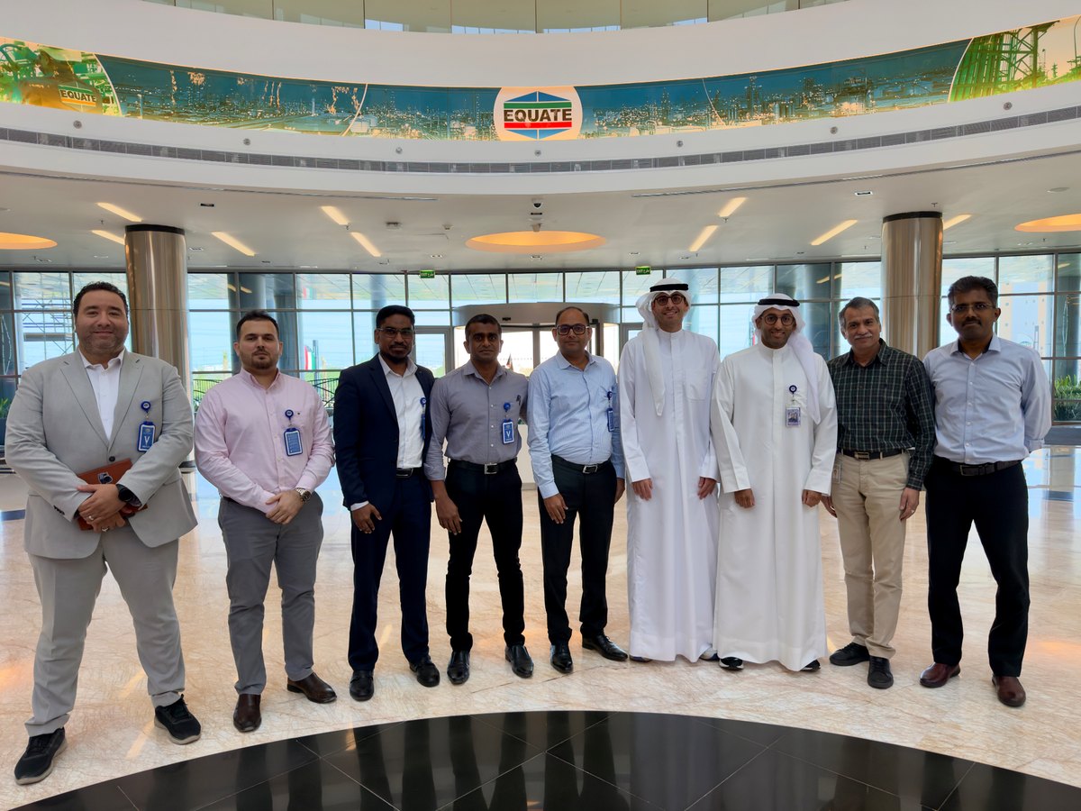 The Mezzan Holding and EQUATE teams at EQUATE headquarters in Ahmadi